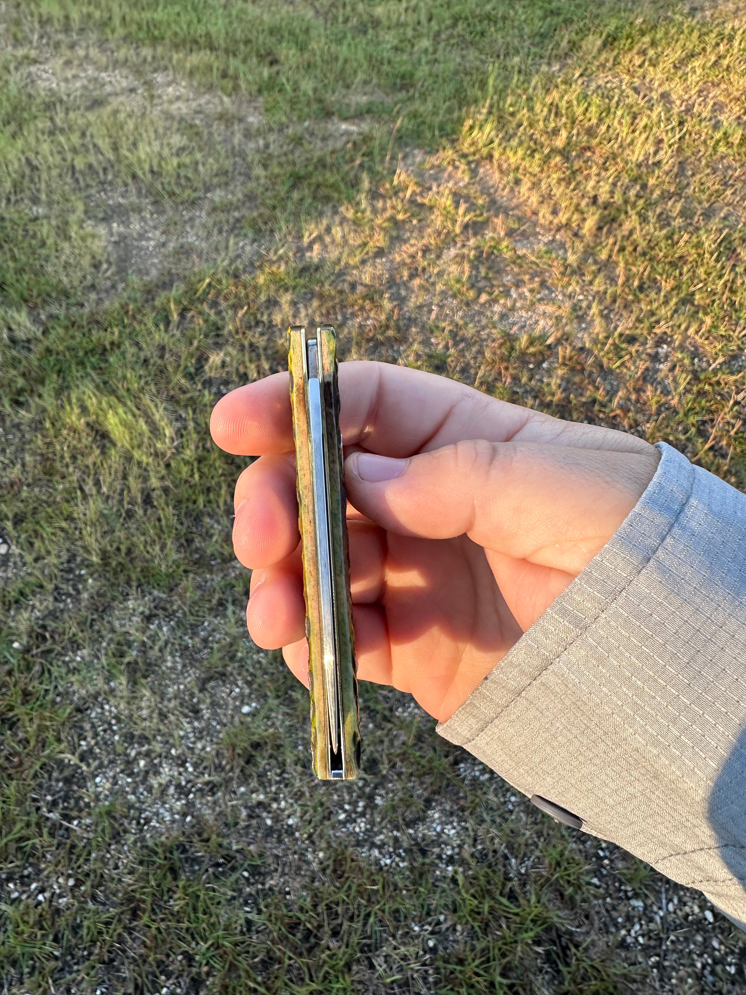 Case sod buster Jr. custom dyed-Swamp water