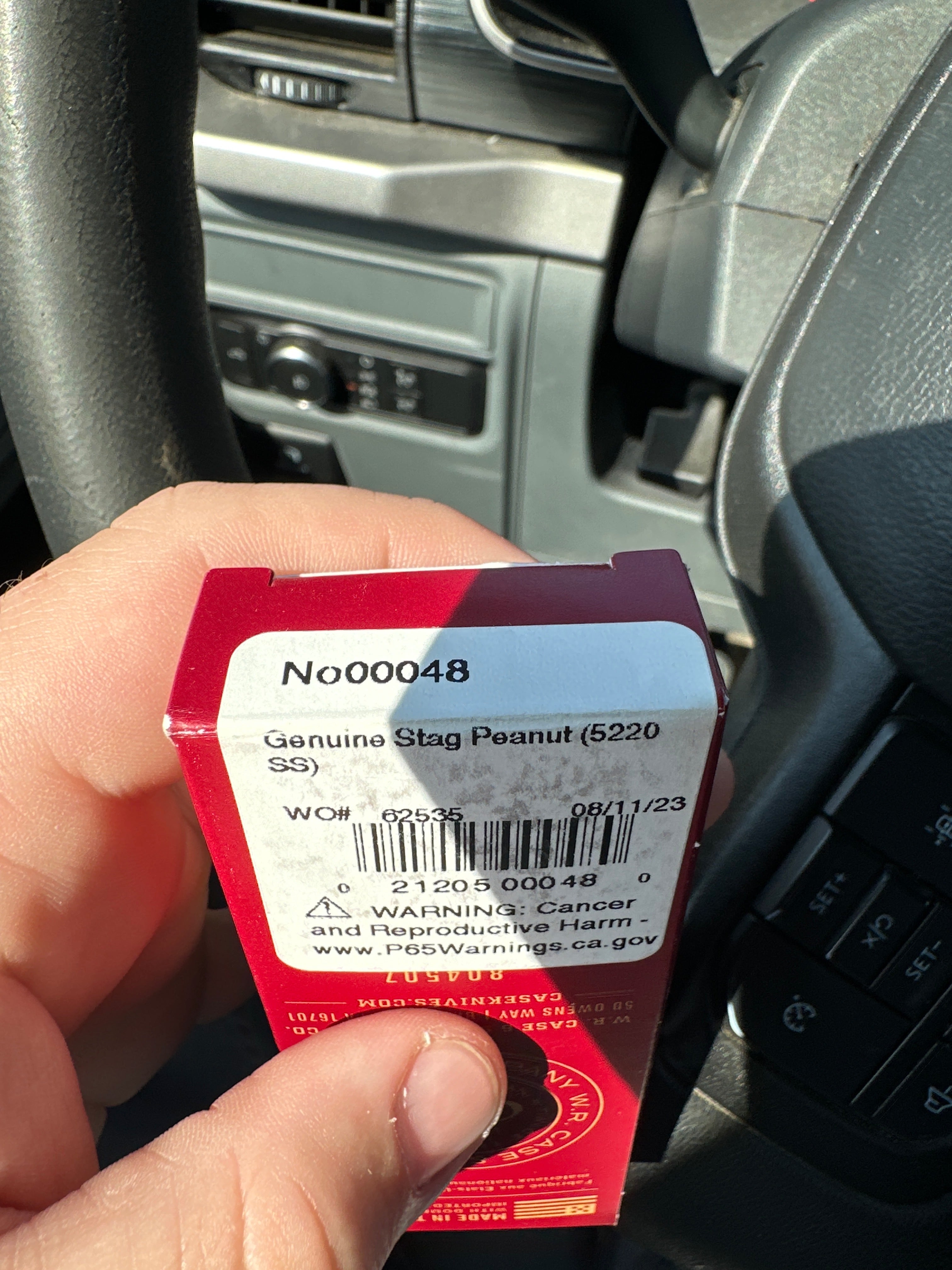 2023 Case Genuine Stag Peanut