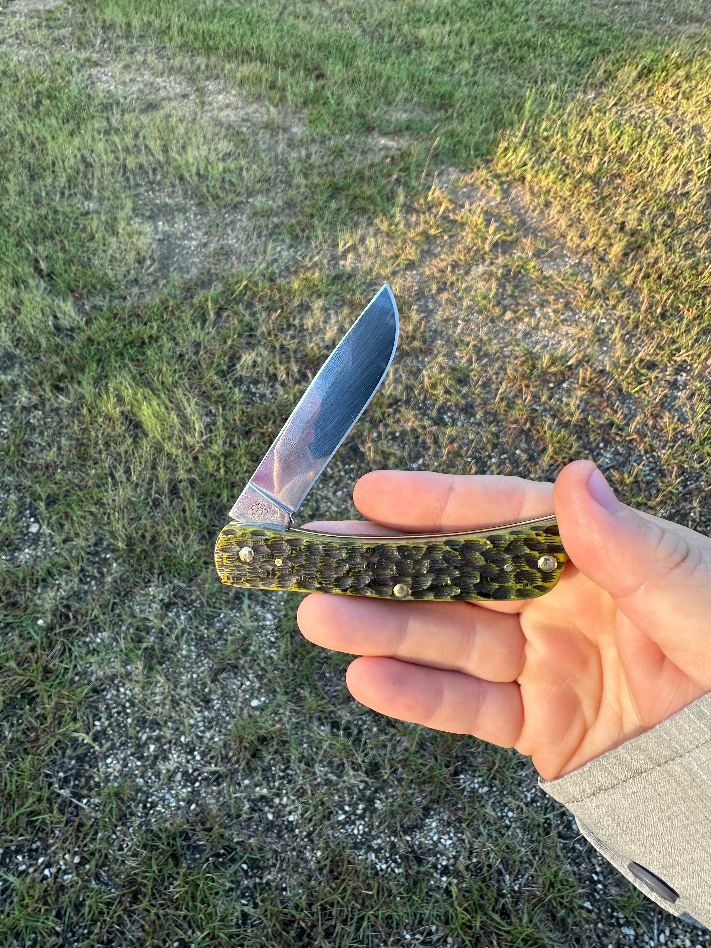 Case sod buster Jr. custom dyed-Swamp water