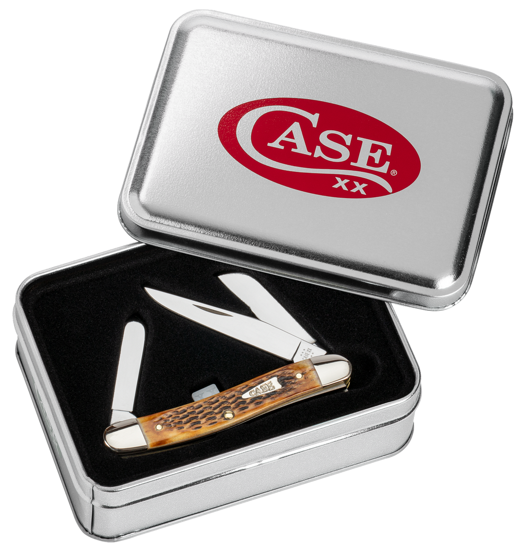 2024 Burnt Amber Bone Rogers Corn
Cob Jig Medium Stockman (6318
SS) W/Tin